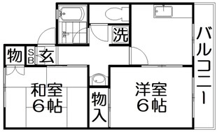 ブランマヌールの物件間取画像